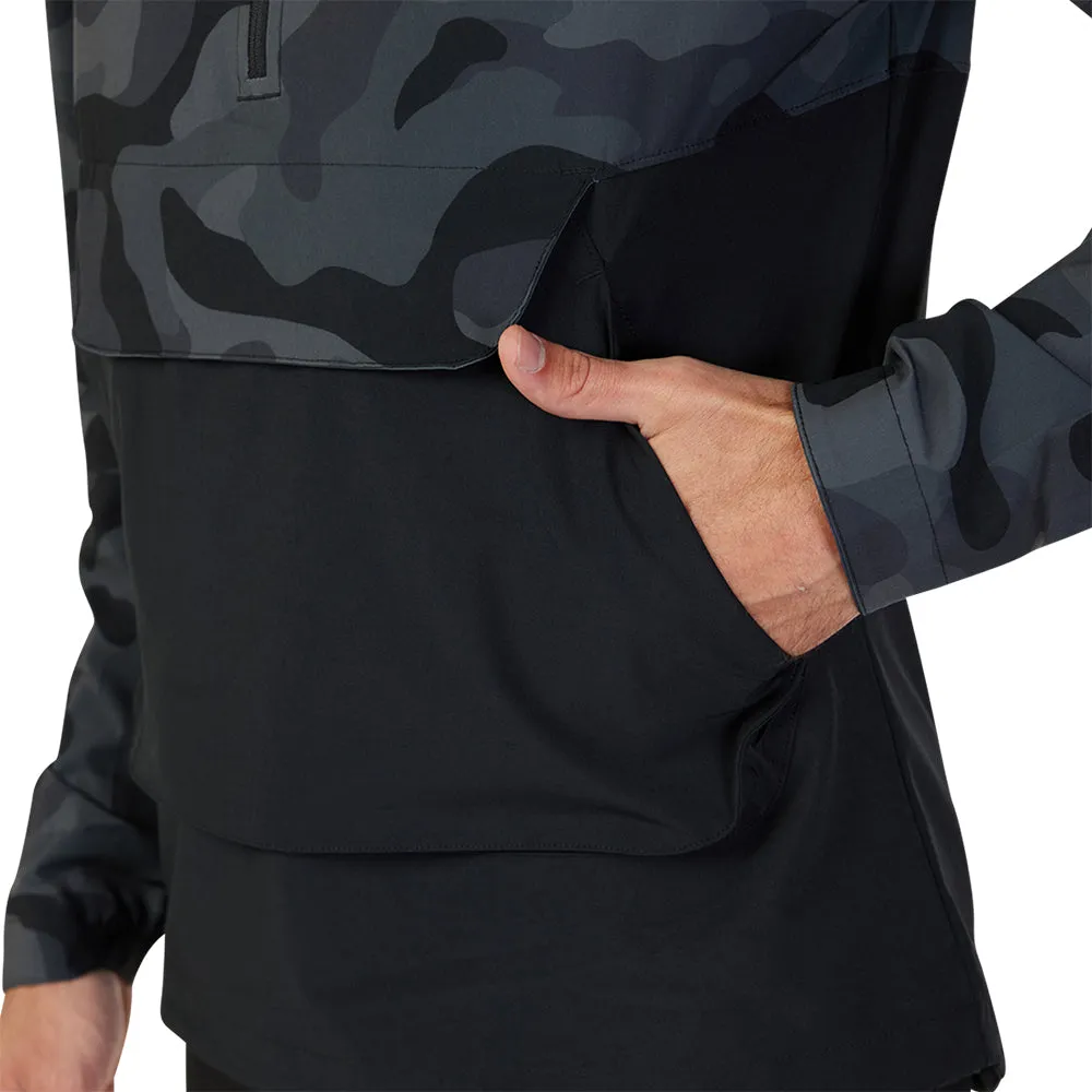 Fox Ranger Wind Pullover Jacket - Black/Camo