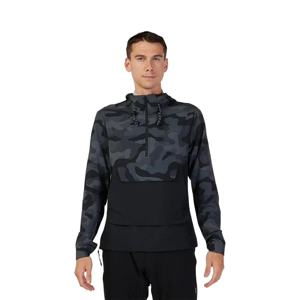 Fox Ranger Wind Pullover Jacket - Black/Camo