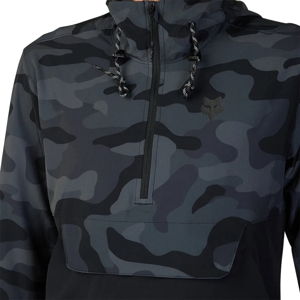 Fox Ranger Wind Pullover Jacket - Black/Camo