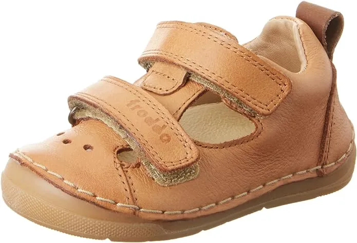 Froddo Leather Closed Toe Sandal In Cognac