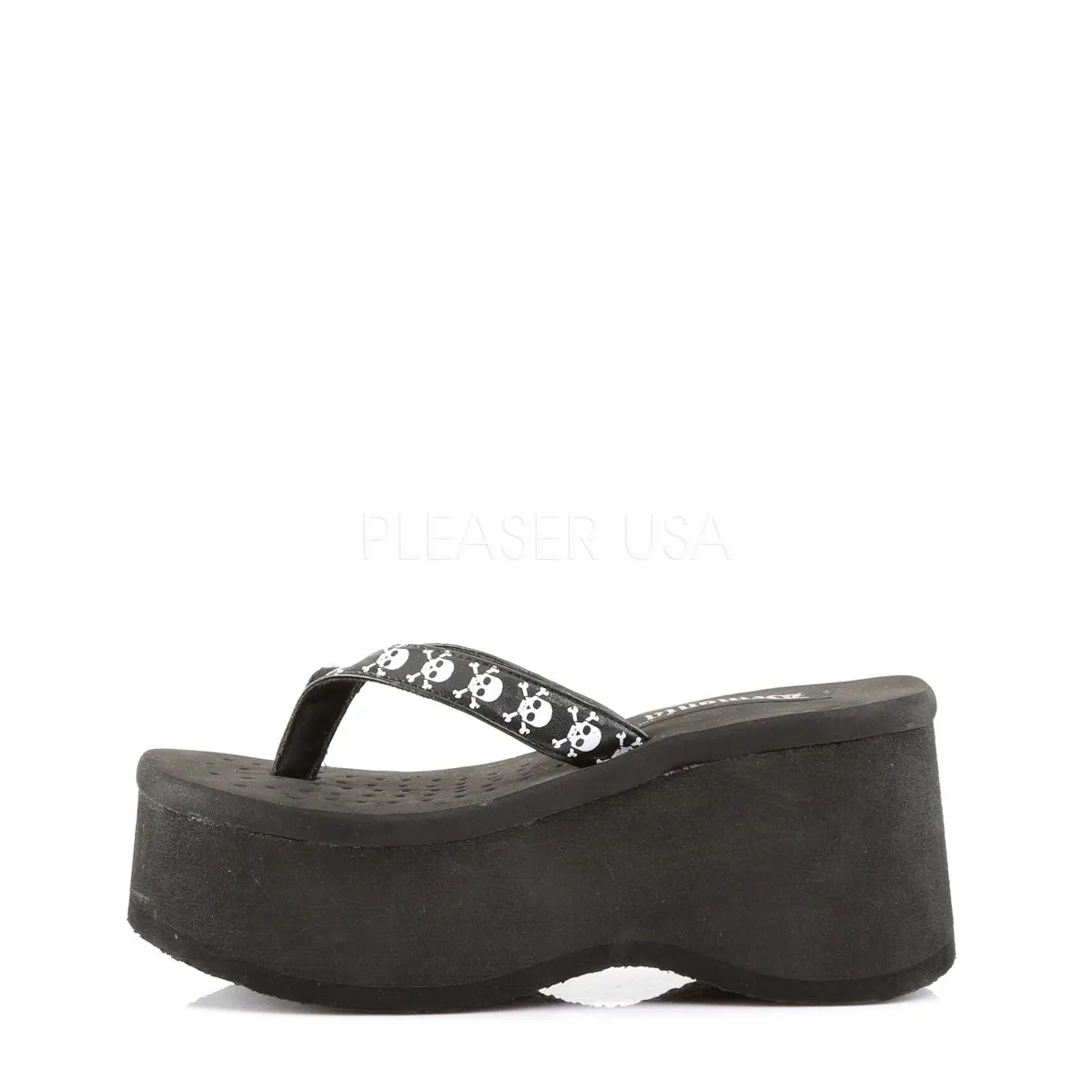 FUNN-17  Black Vegan Leather