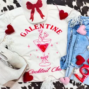 Galentine Club Vintage Ivory Tee