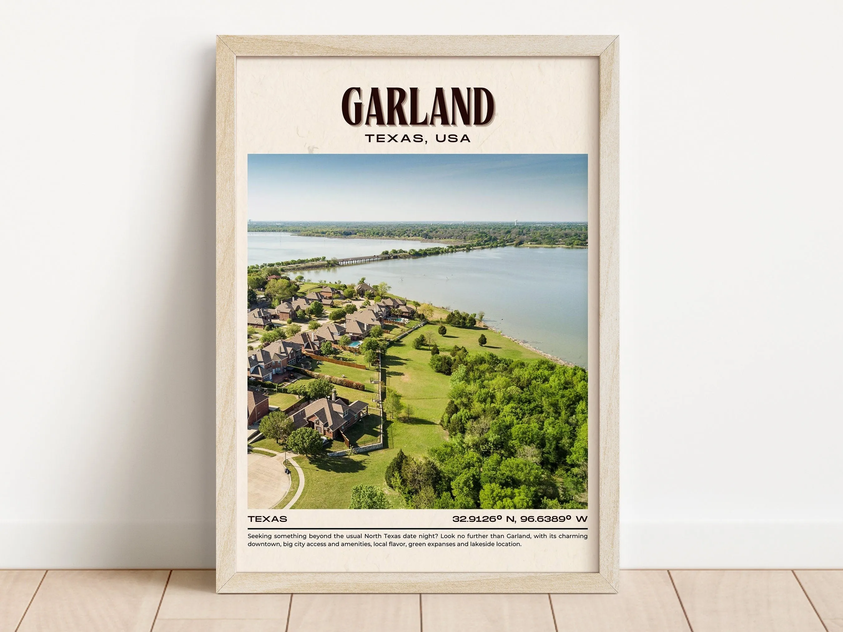 Garland Vintage Wall Art, Texas, USA