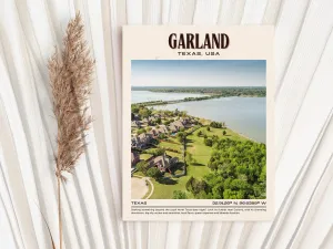 Garland Vintage Wall Art, Texas, USA