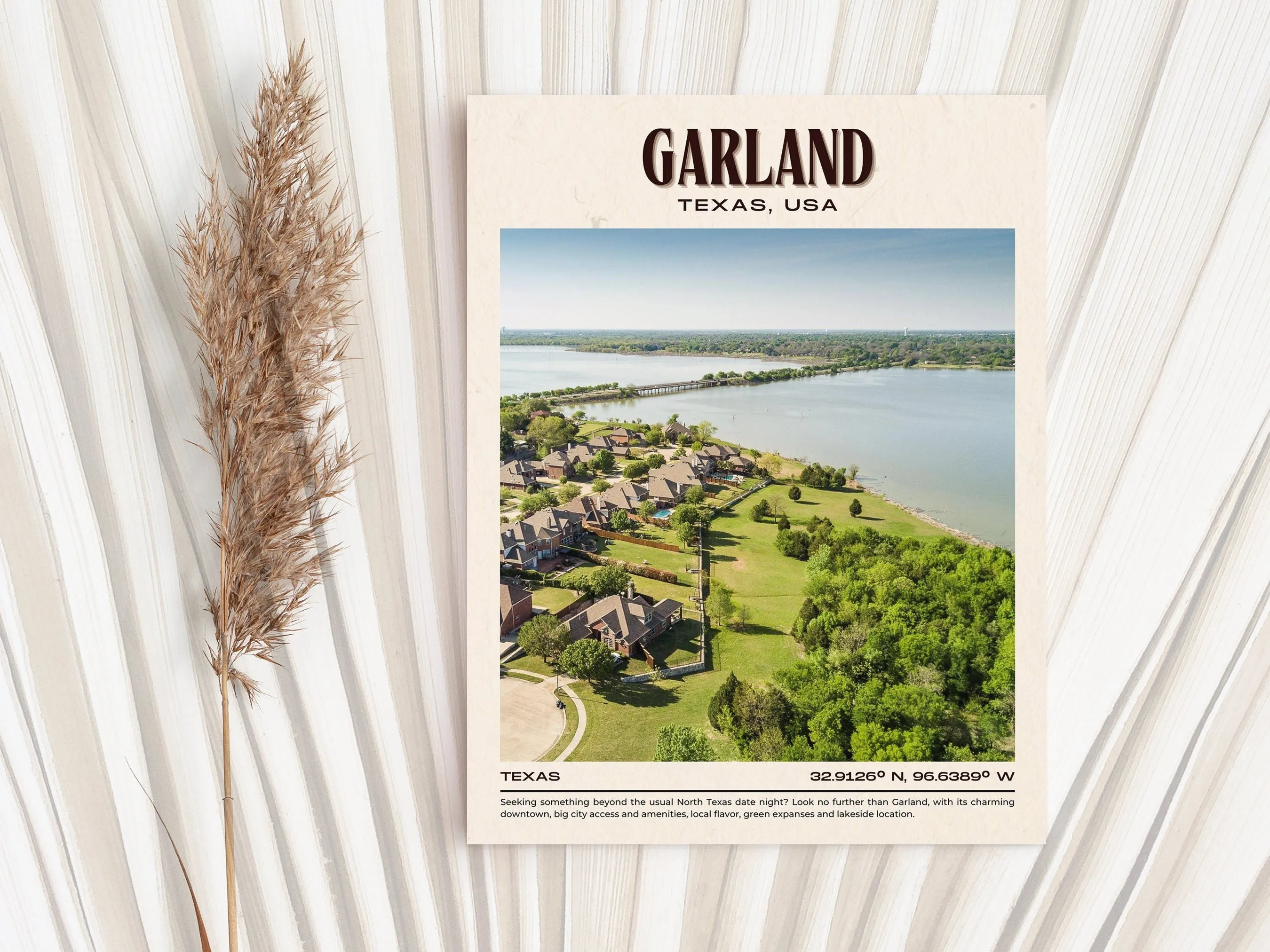 Garland Vintage Wall Art, Texas, USA