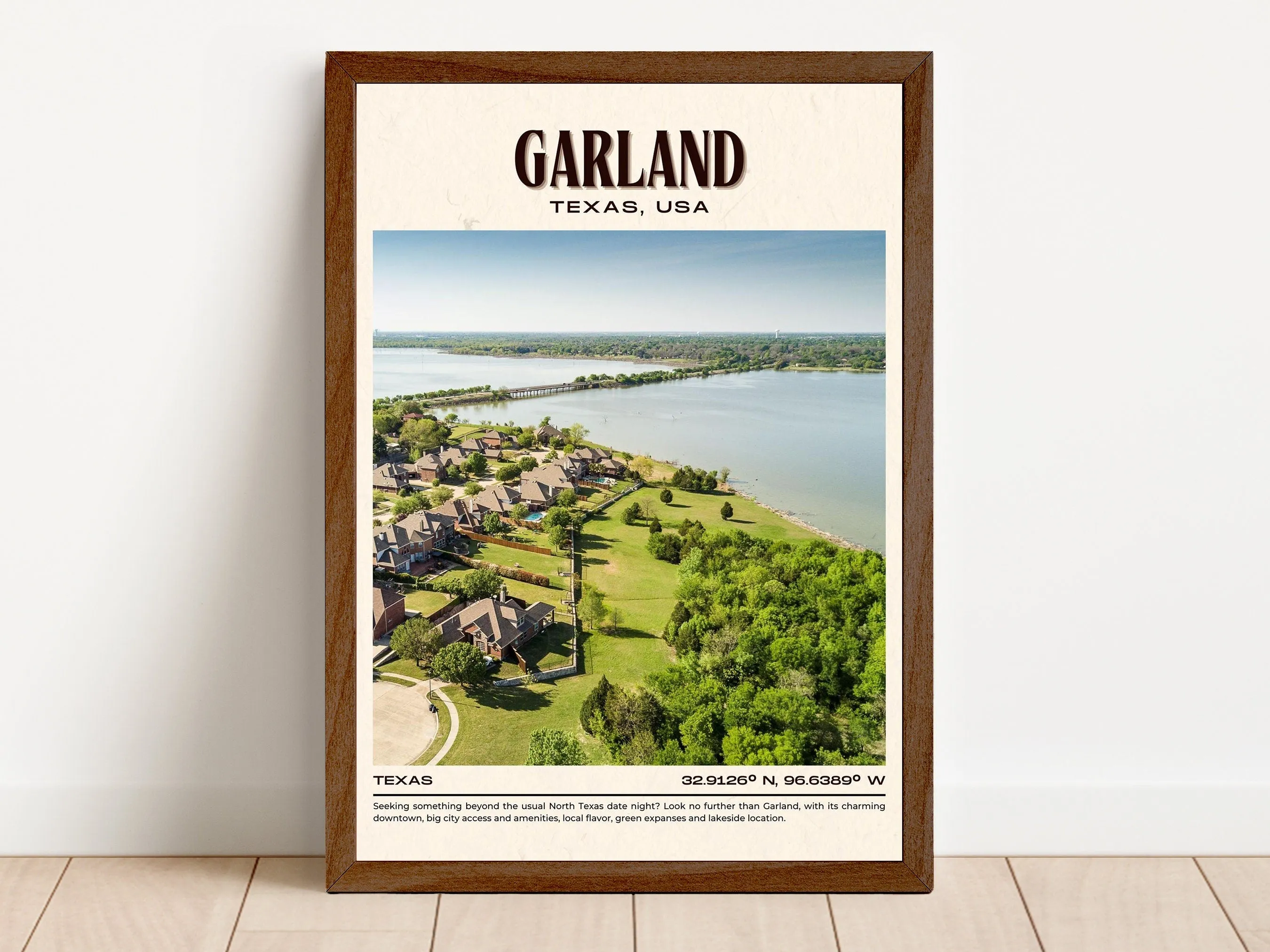 Garland Vintage Wall Art, Texas, USA
