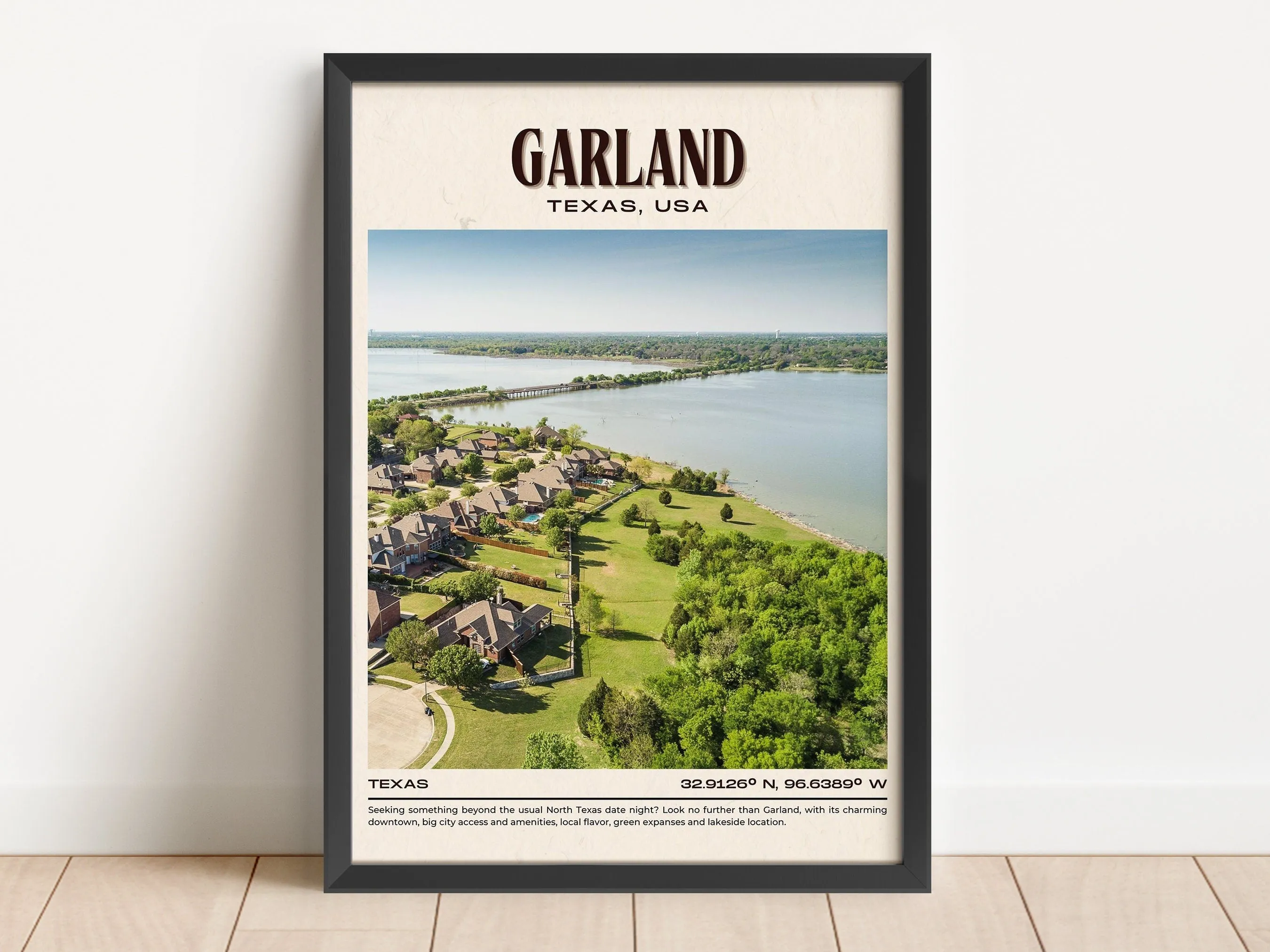 Garland Vintage Wall Art, Texas, USA