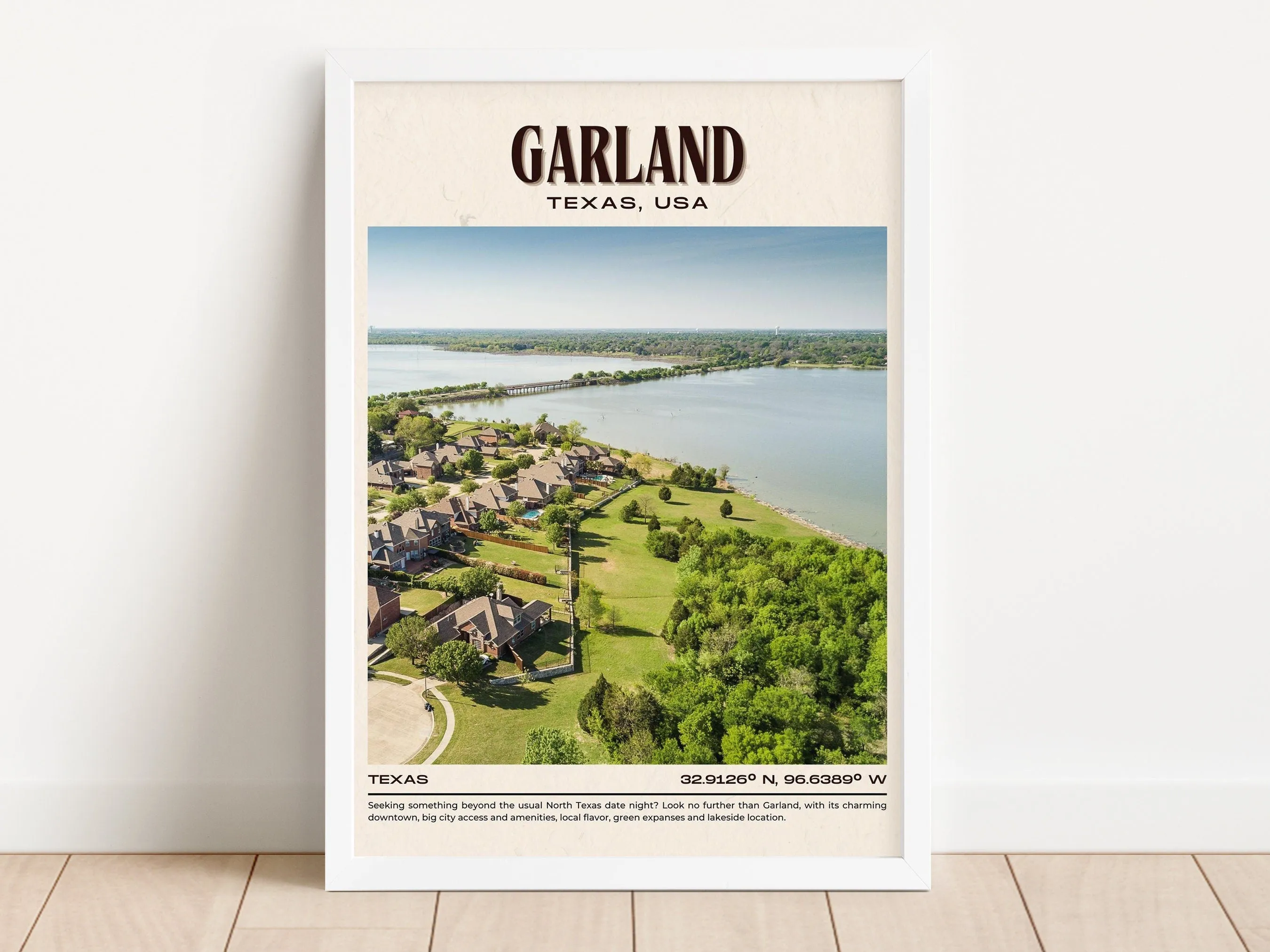 Garland Vintage Wall Art, Texas, USA