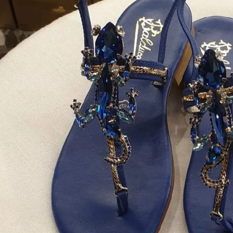 Gecko handmade Bijoux Capri Leather Sandal
