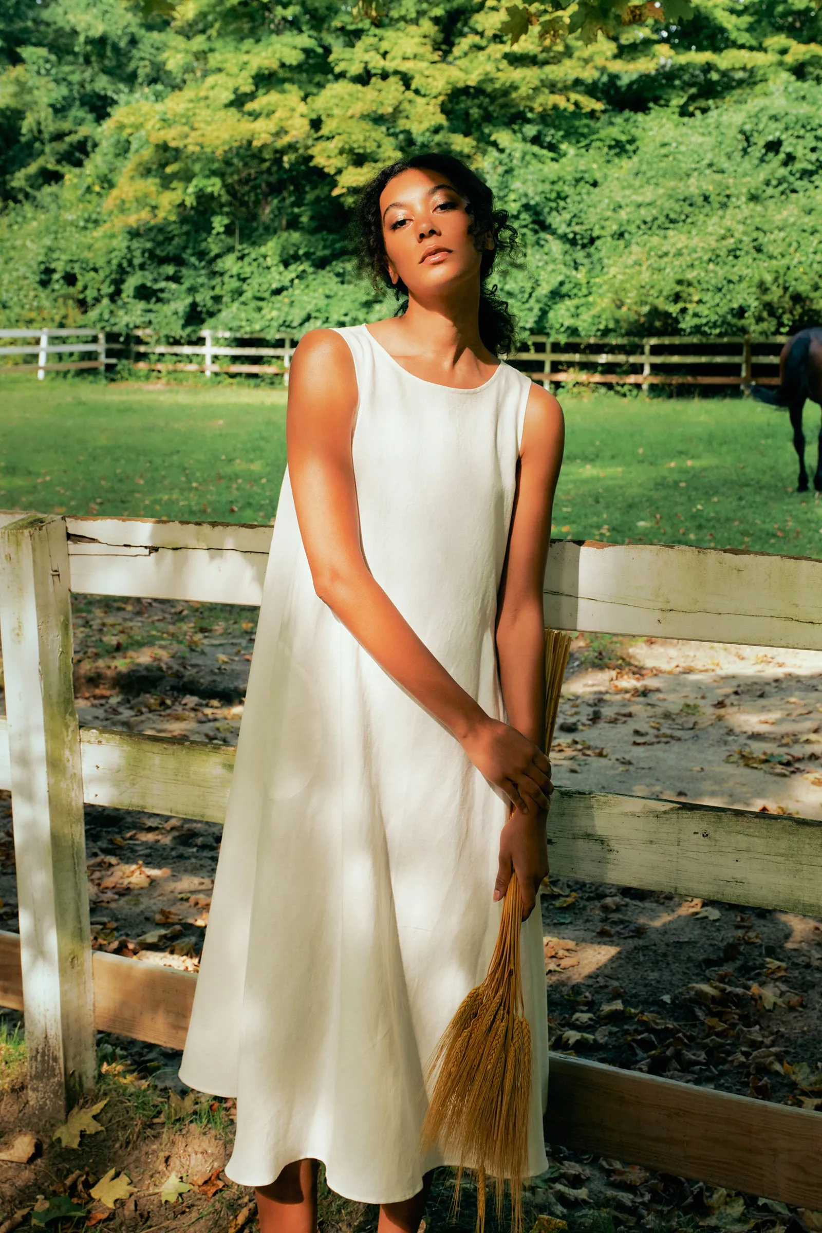 Georgina Dress - Ecru
