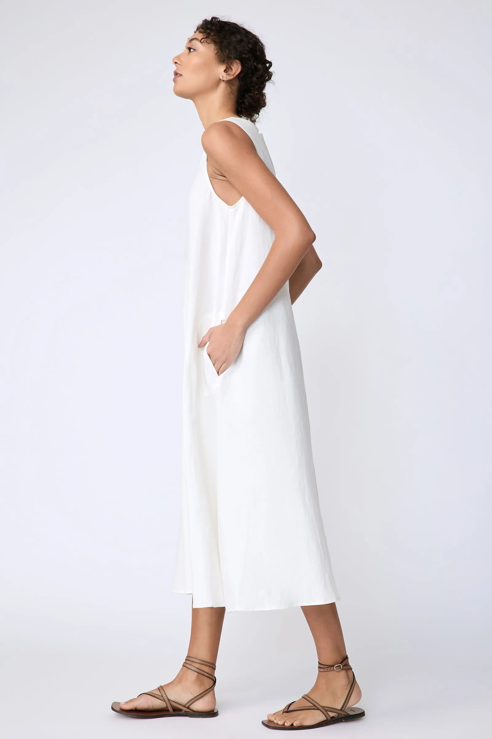 Georgina Dress - Ecru