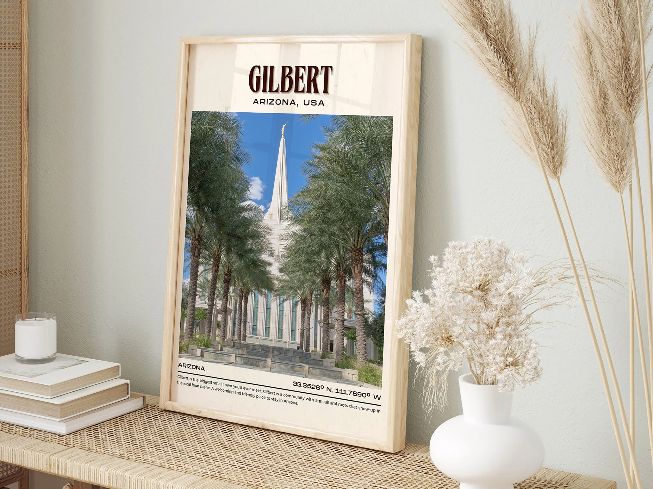 Gilbert Vintage Wall Art, Arizona, USA