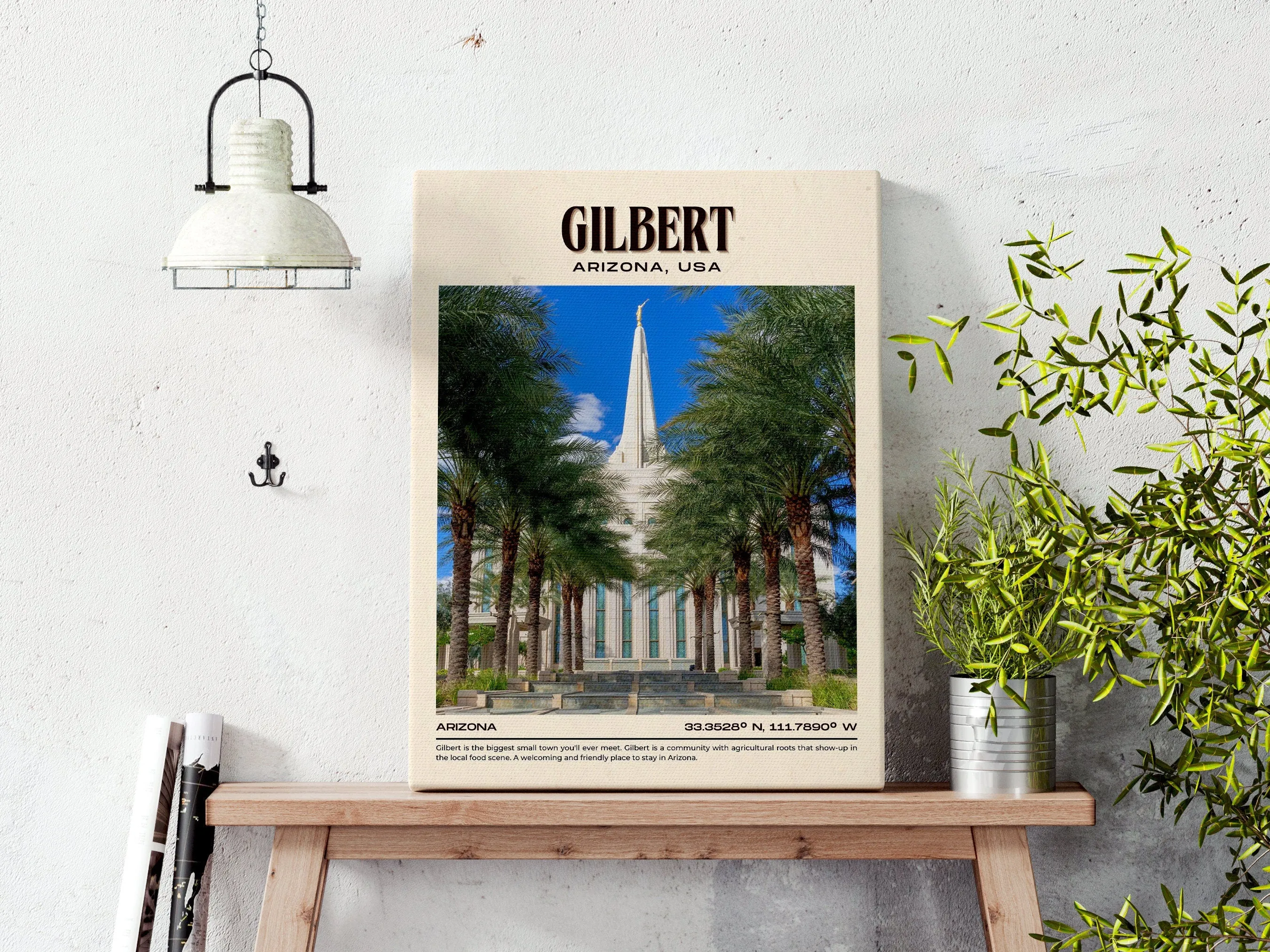 Gilbert Vintage Wall Art, Arizona, USA