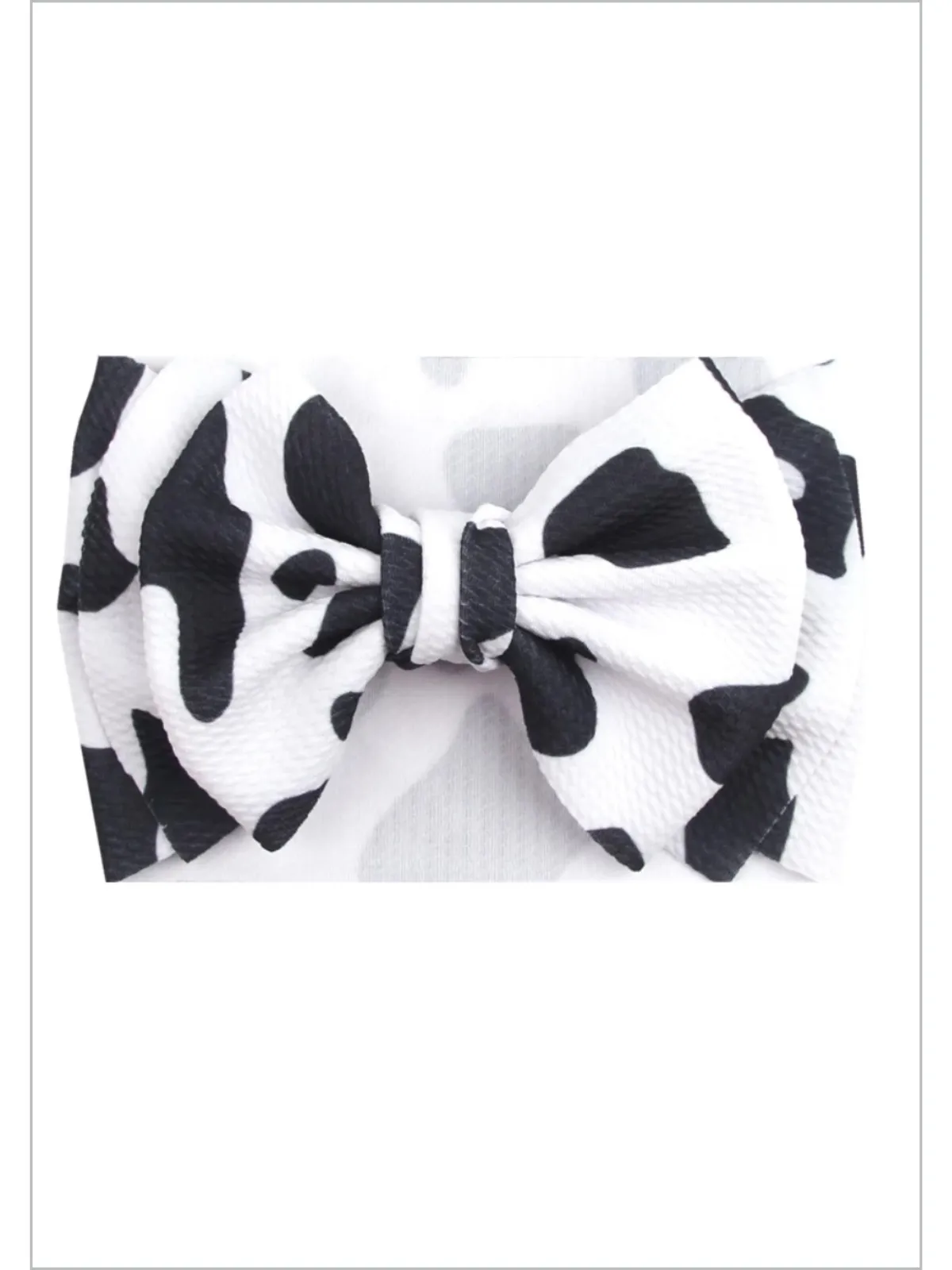 Girls Makin’ A Statement Cow Print Bow Headband