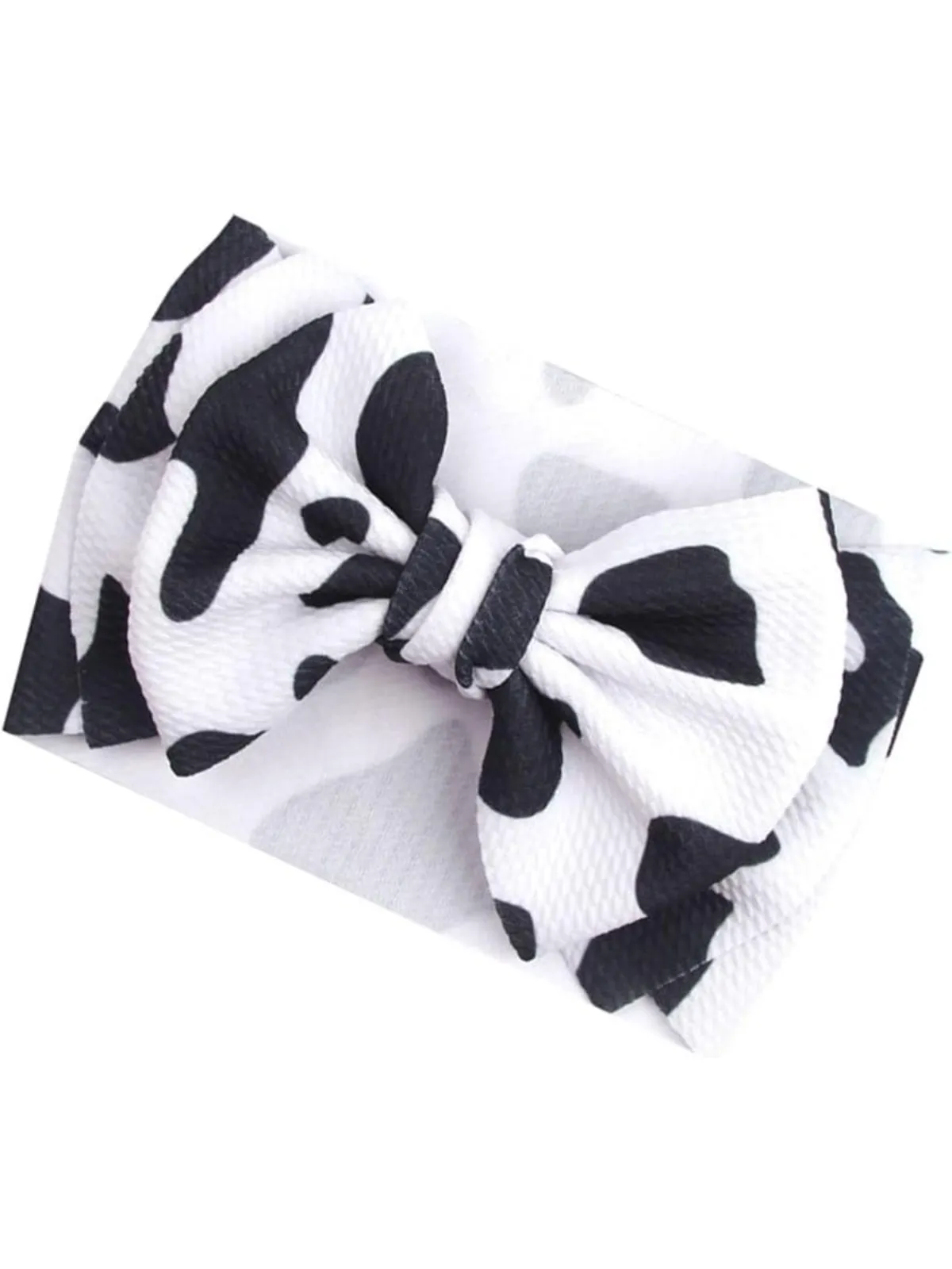 Girls Makin’ A Statement Cow Print Bow Headband