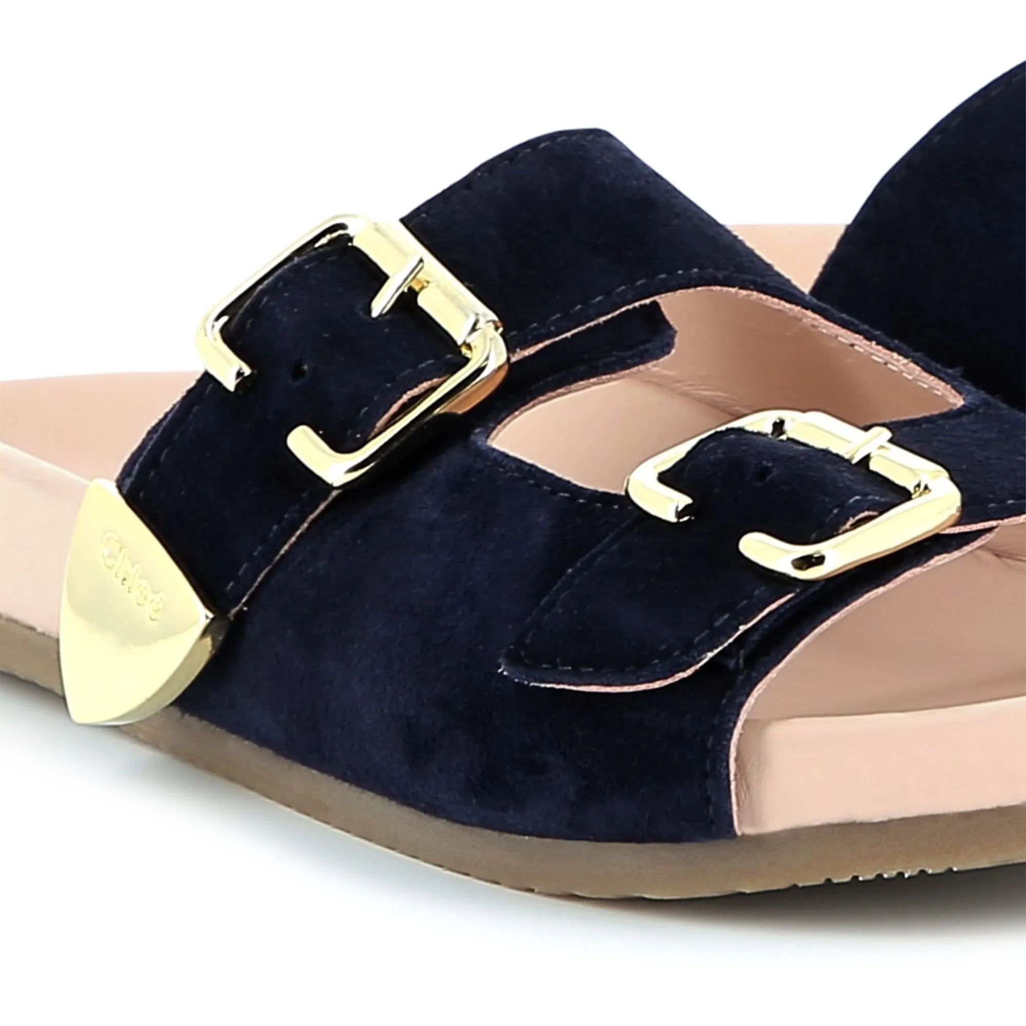 Girls Navy Sandals