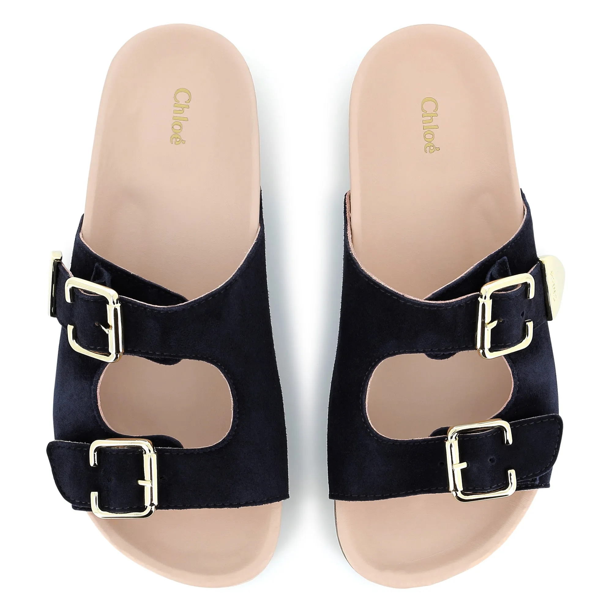Girls Navy Sandals