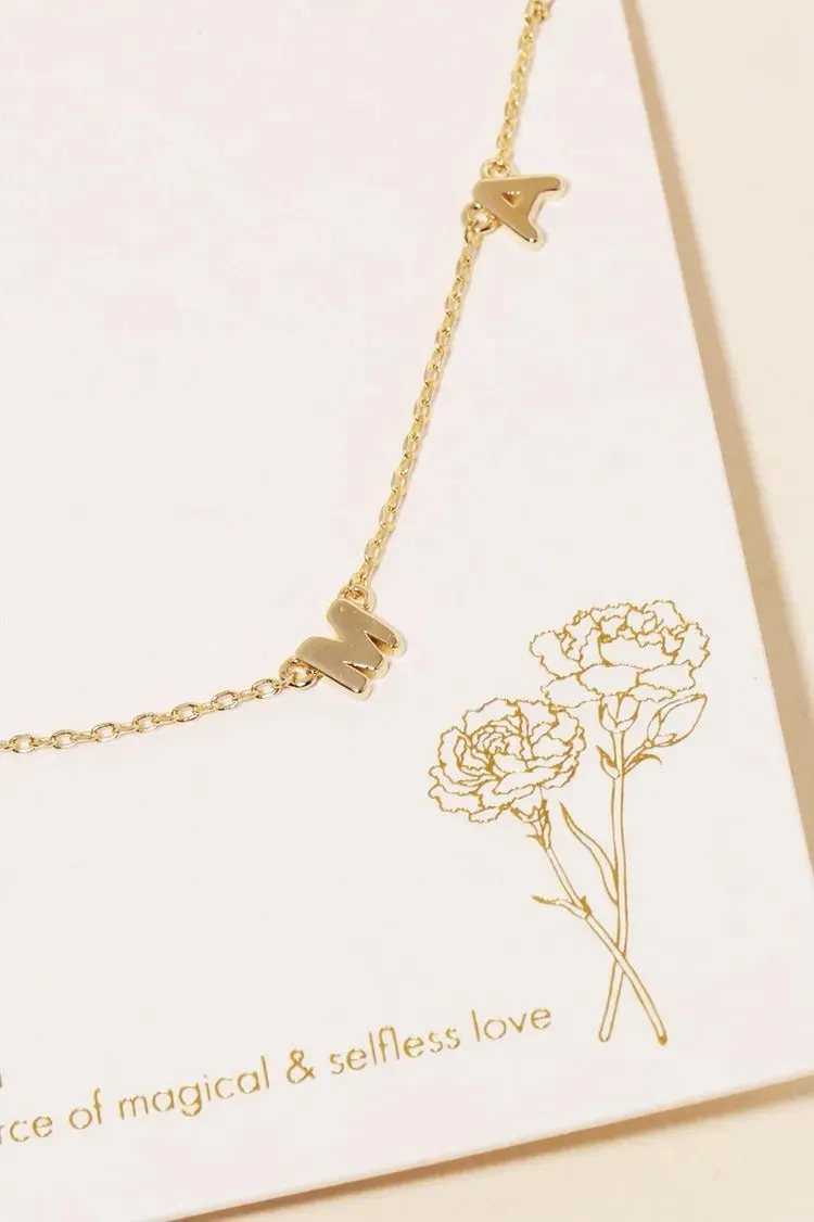 Gold Mama Necklace