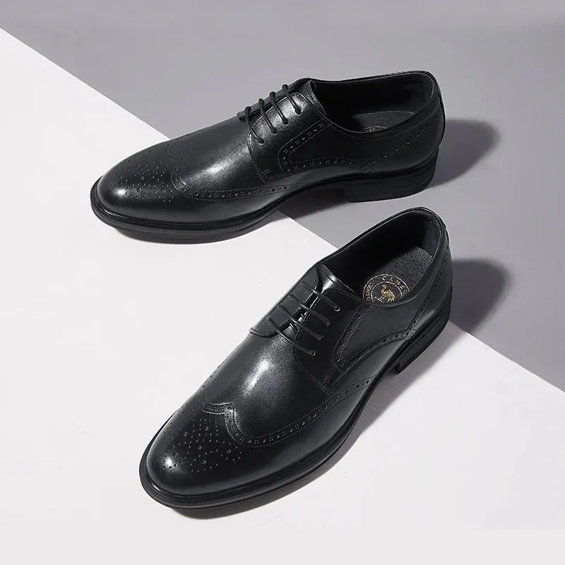 Goldene Kamel Herren Business Schuhe