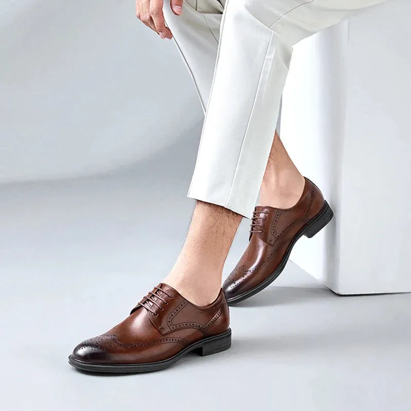 Goldene Kamel Herren Business Schuhe