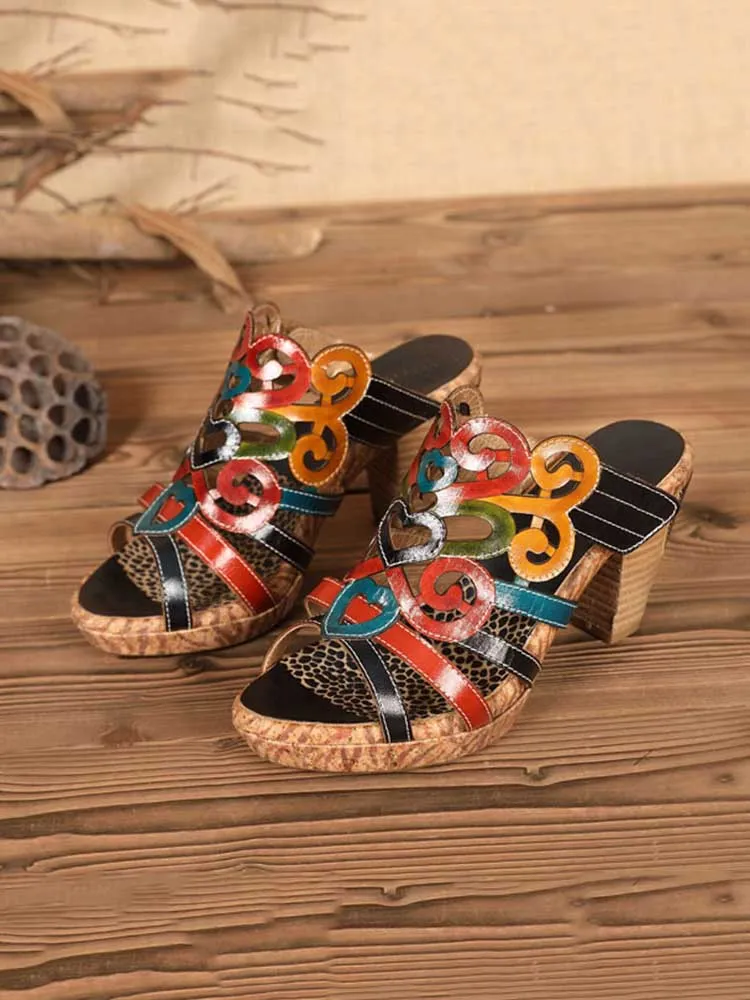 Goldie Handmade Retro Sandals
