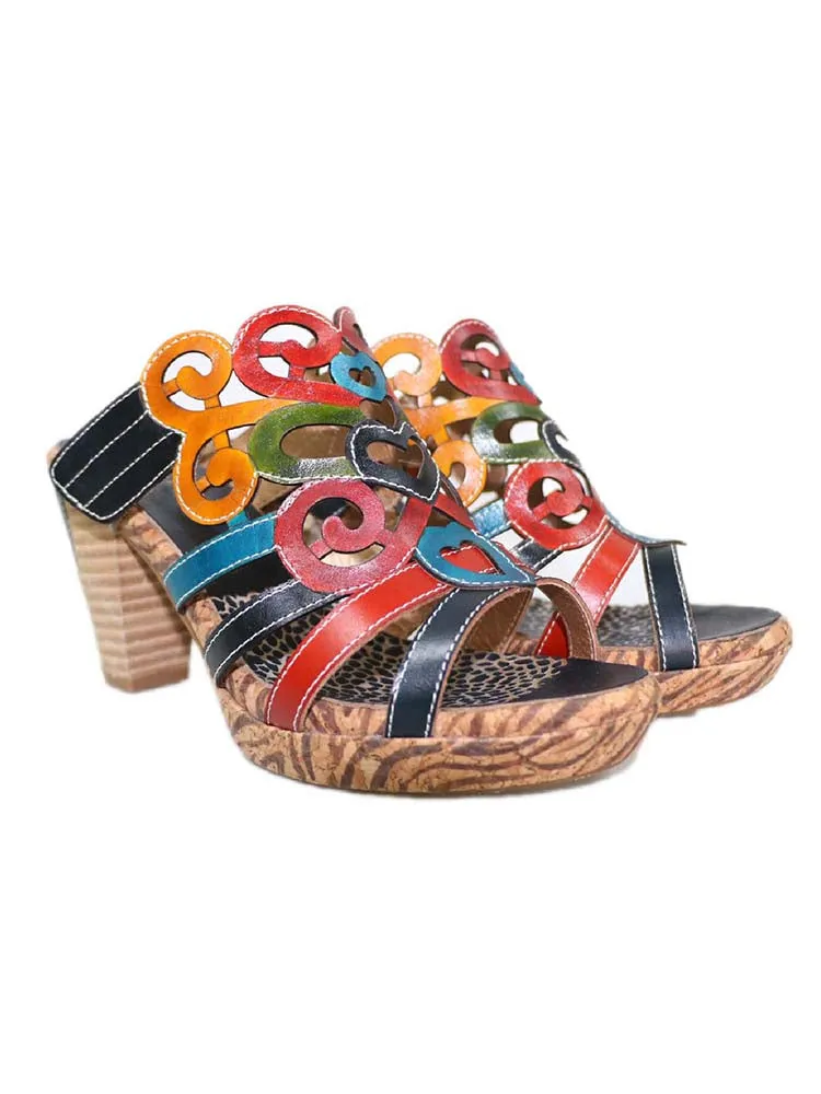 Goldie Handmade Retro Sandals