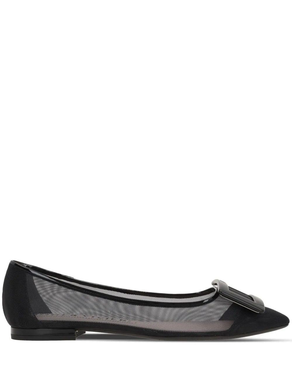 Gommettine net ballet flats