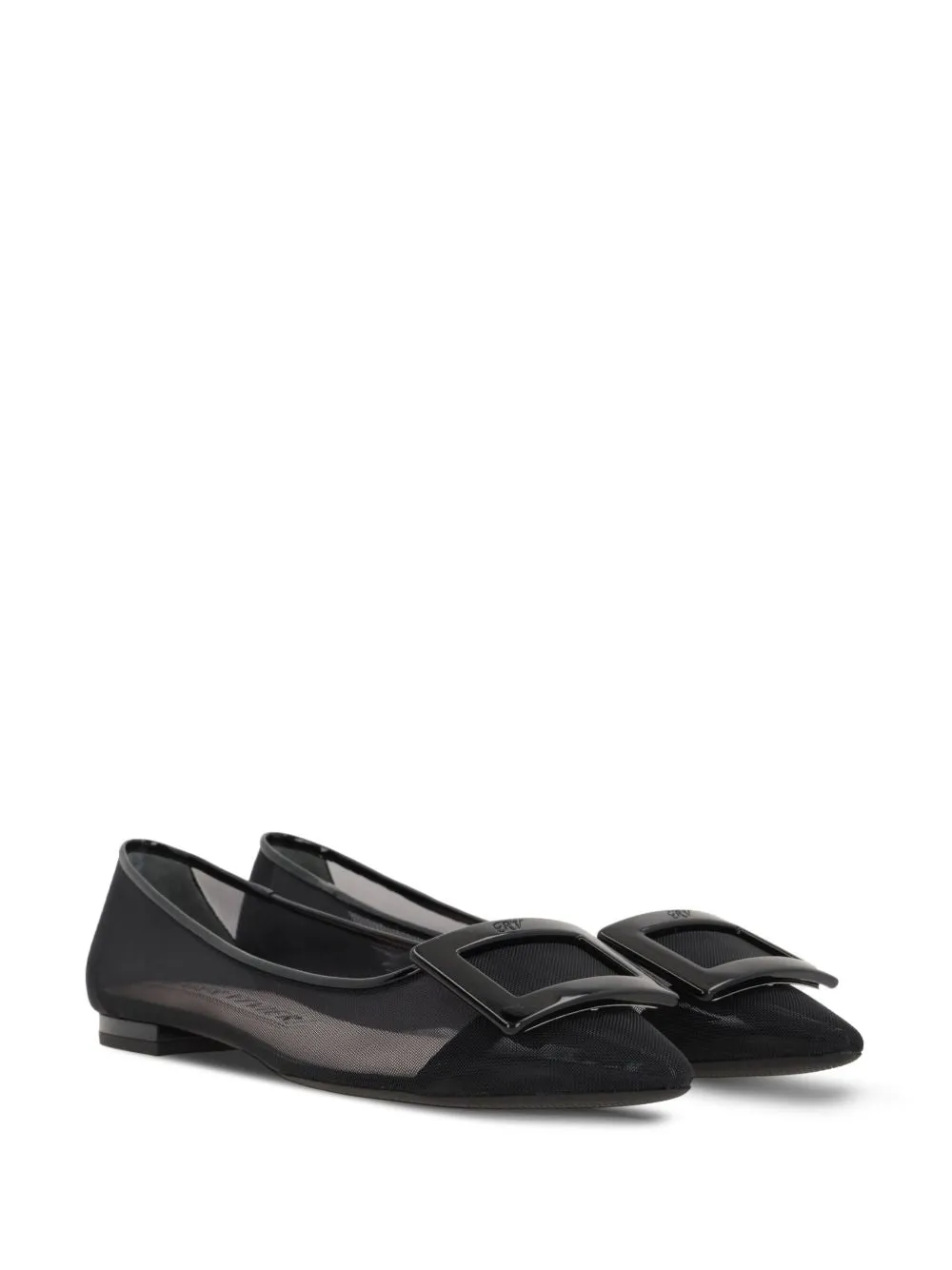 Gommettine net ballet flats