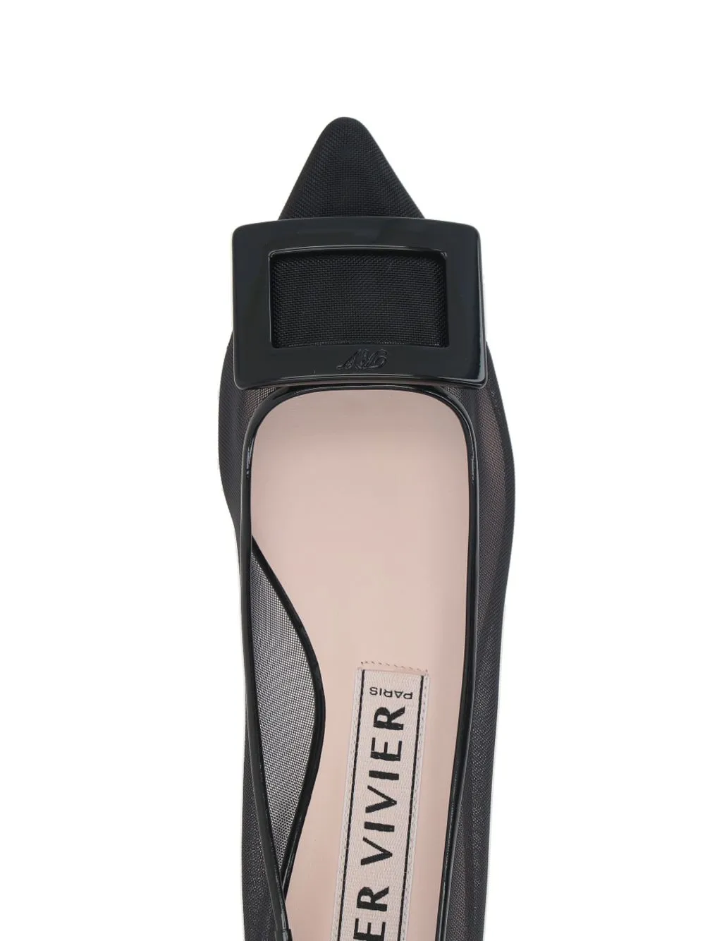 Gommettine net ballet flats