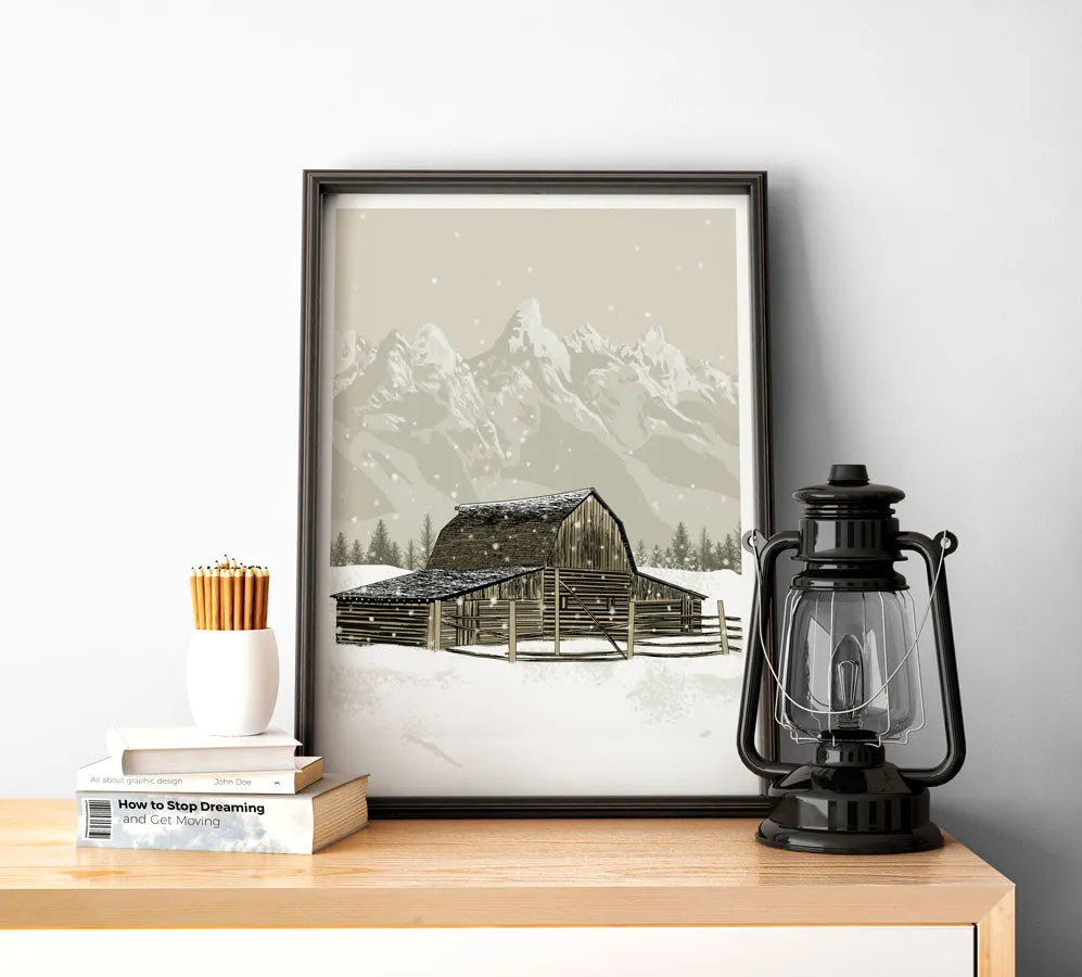 Grand Teton National Park Art Print