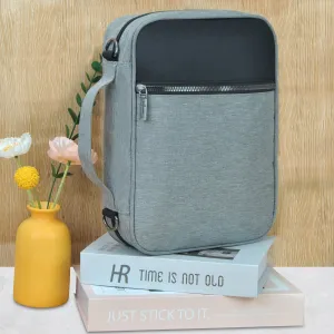 Gray and Black NGIL Canvas Bible Case Cover
