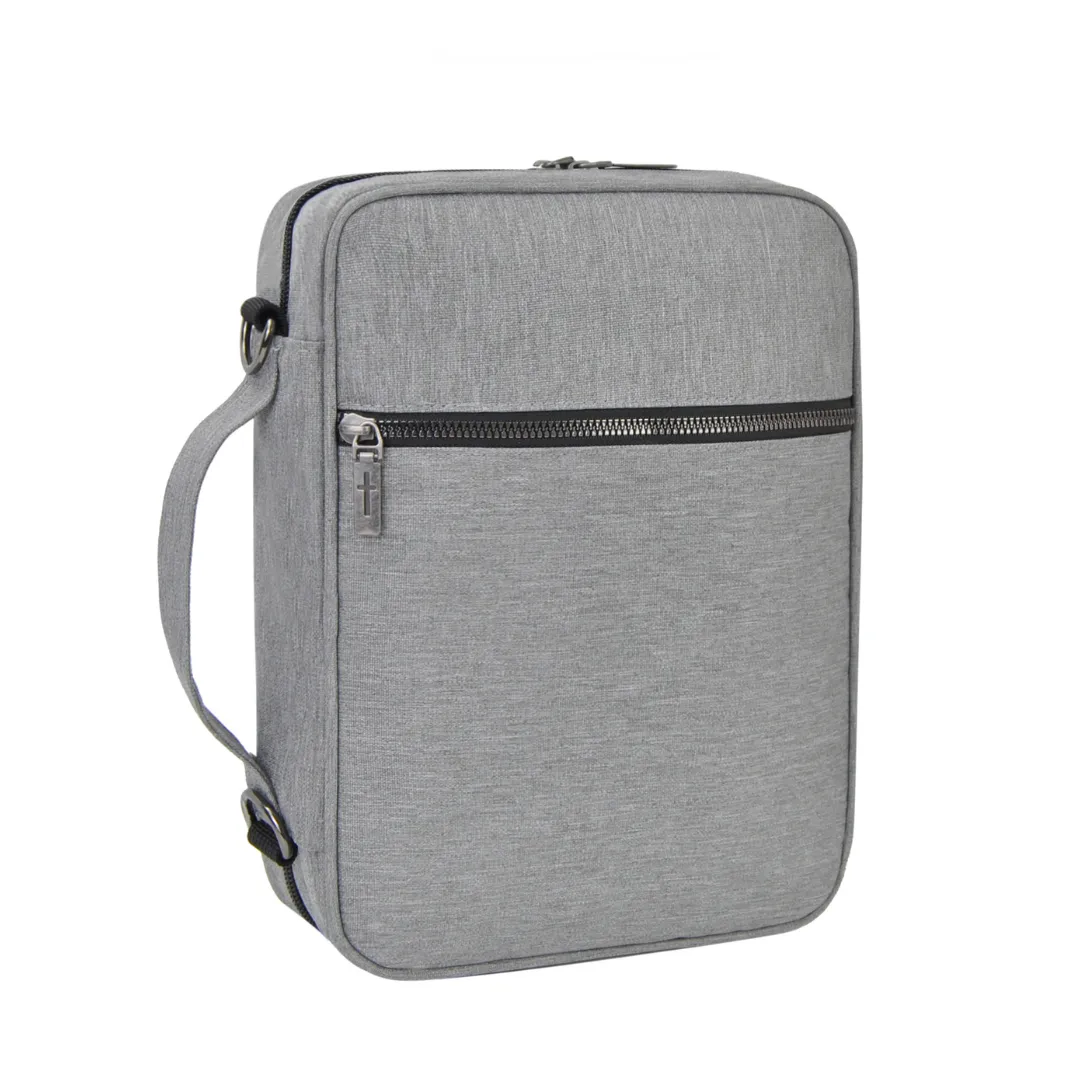 Gray NGIL Canvas Bible Case Cover