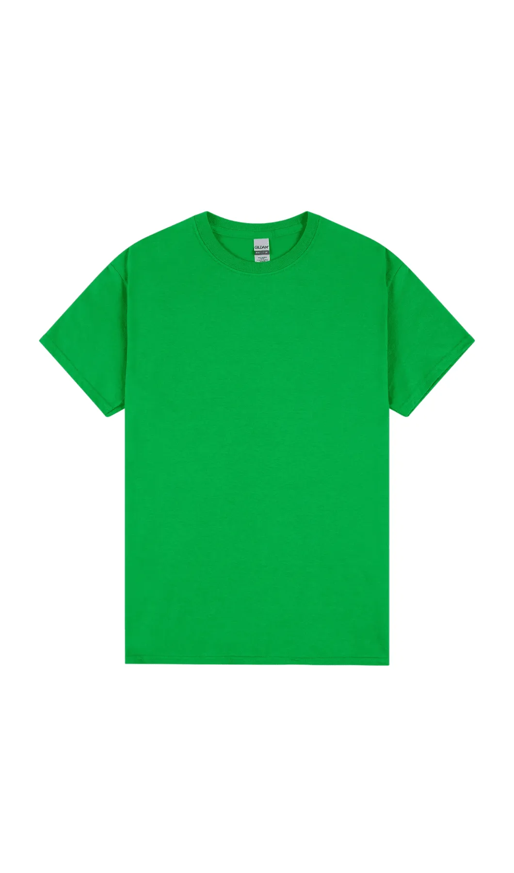 Green Blank Short Sleeved T-Shirt
