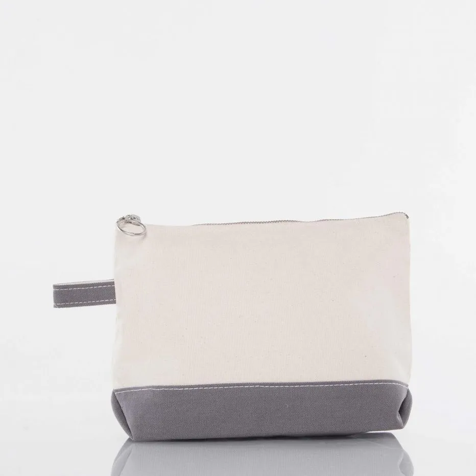 Grey Makeup Bag