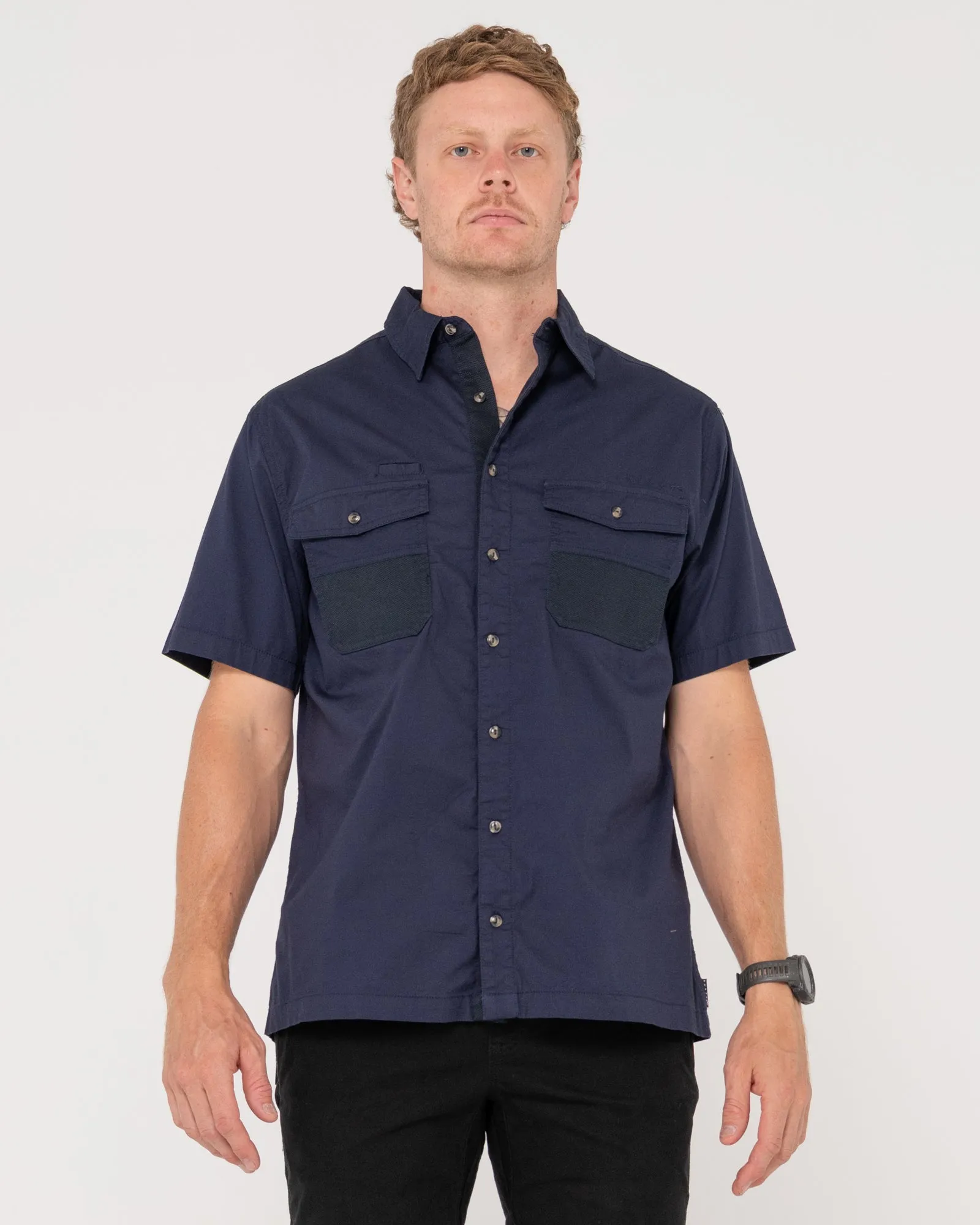 Grindstone Easy Fit Short Sleeve Shirt