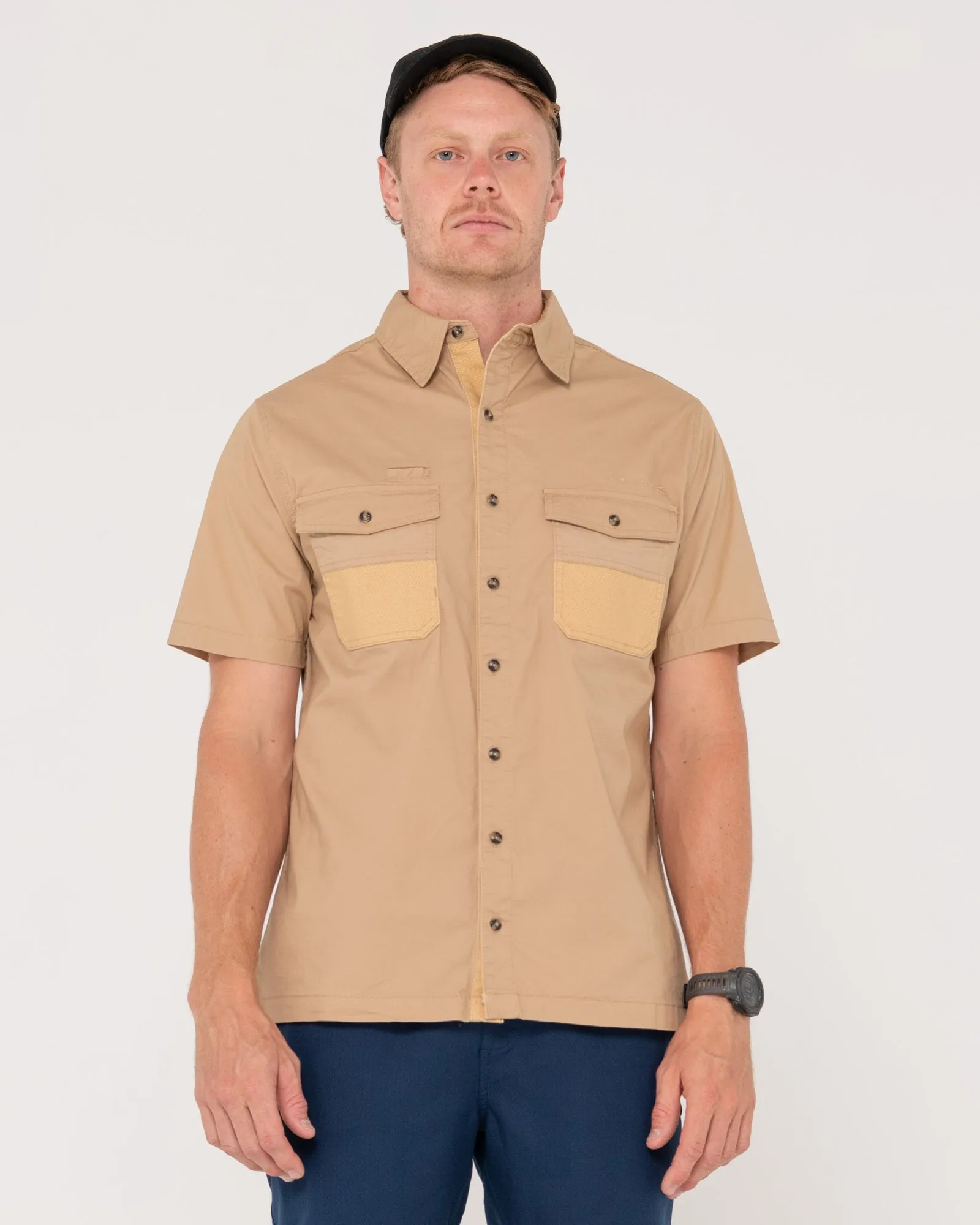 Grindstone Easy Fit Short Sleeve Shirt