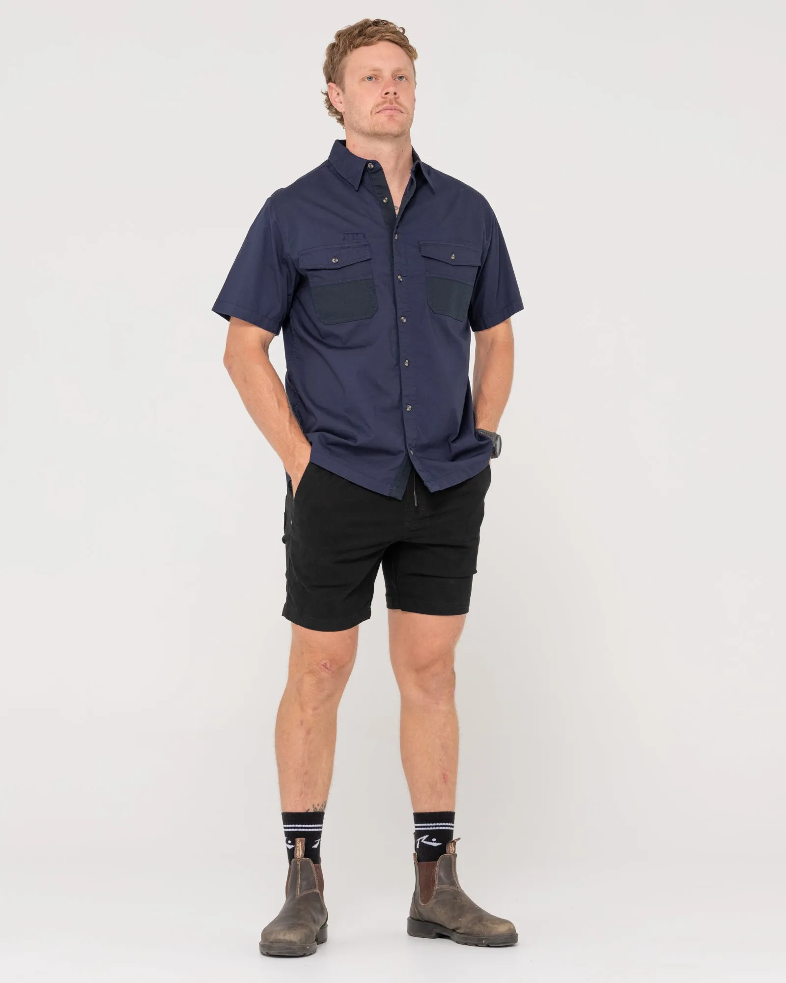 Grindstone Easy Fit Short Sleeve Shirt