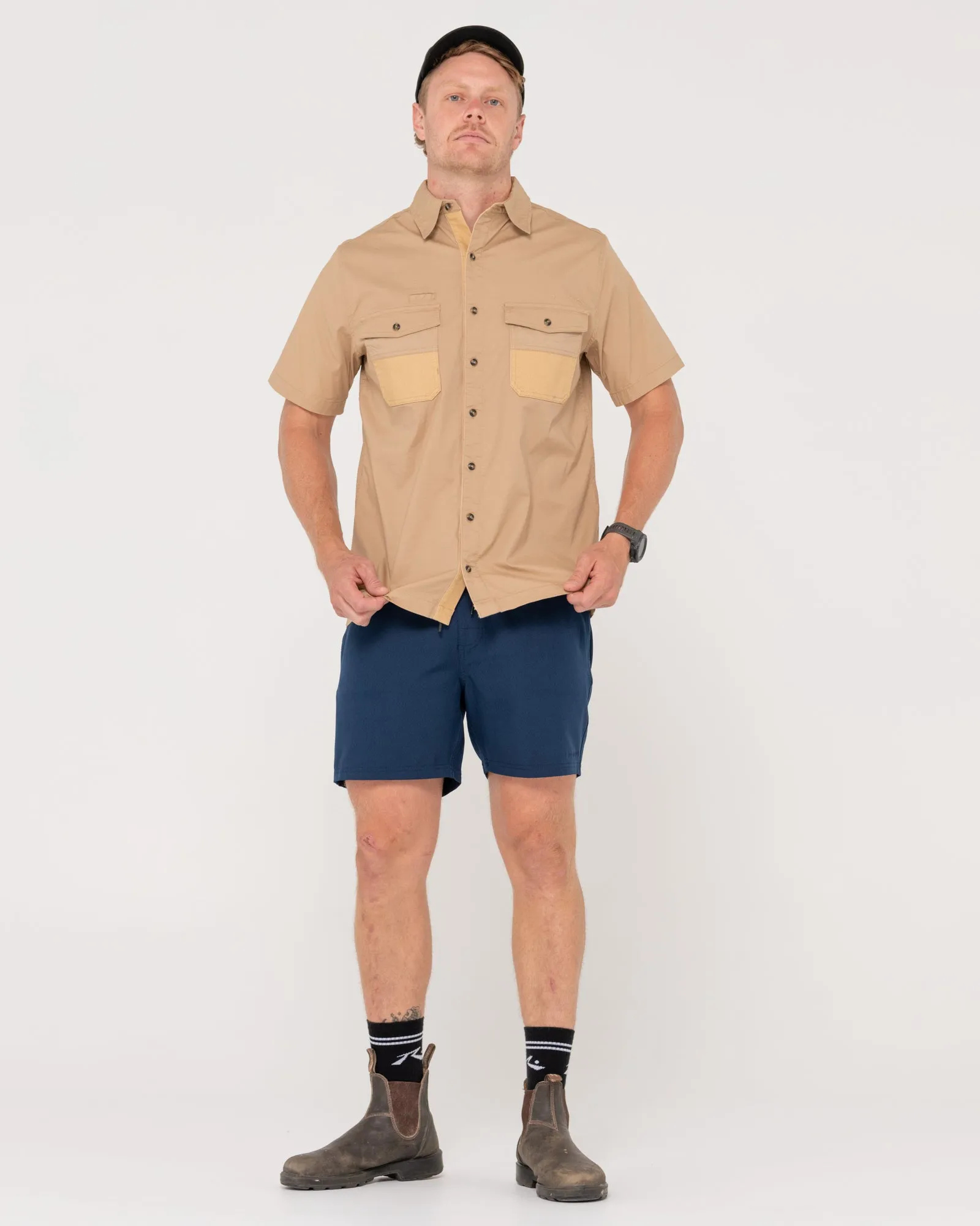 Grindstone Easy Fit Short Sleeve Shirt