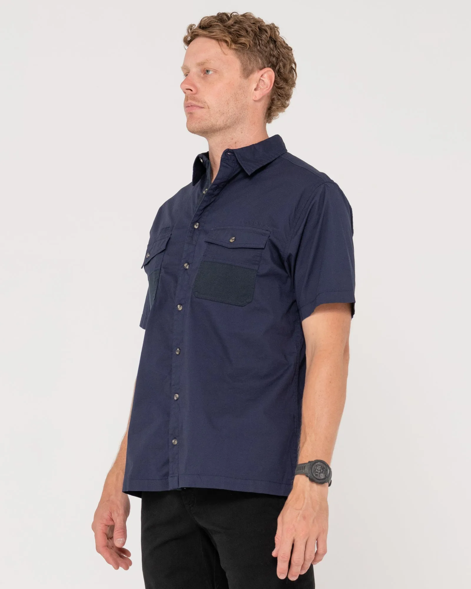 Grindstone Easy Fit Short Sleeve Shirt