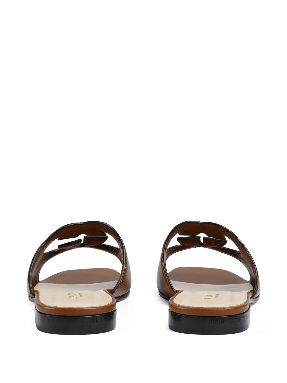 Gucci cut leather sandals