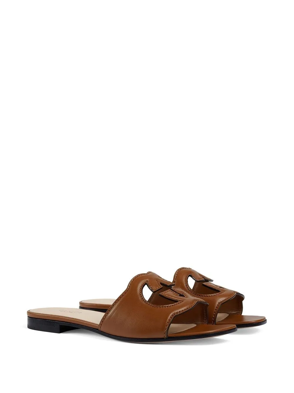 Gucci cut leather sandals