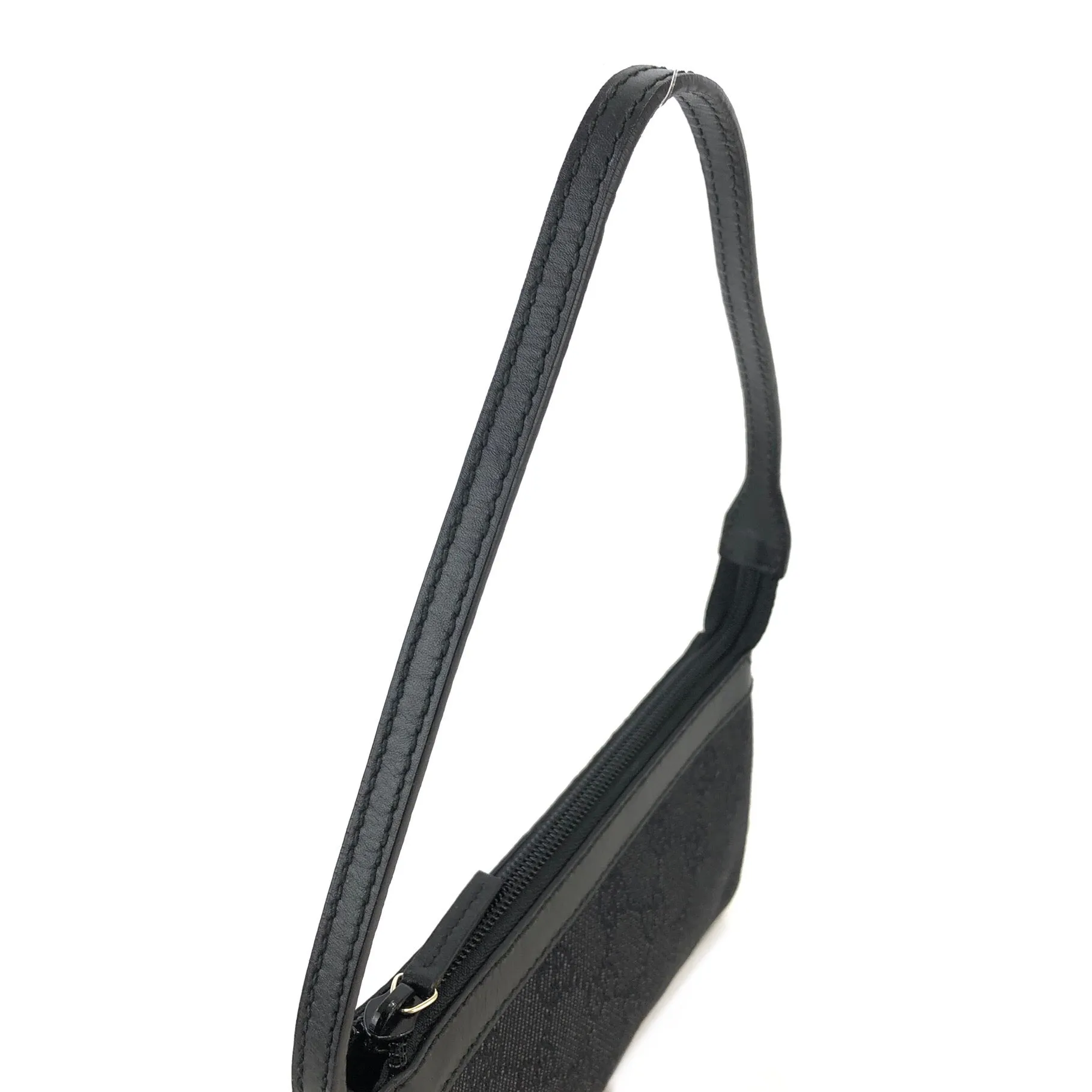 GUCCI GG Canvas Canvas Hobobag Pouch Black Vintage c3ne6d
