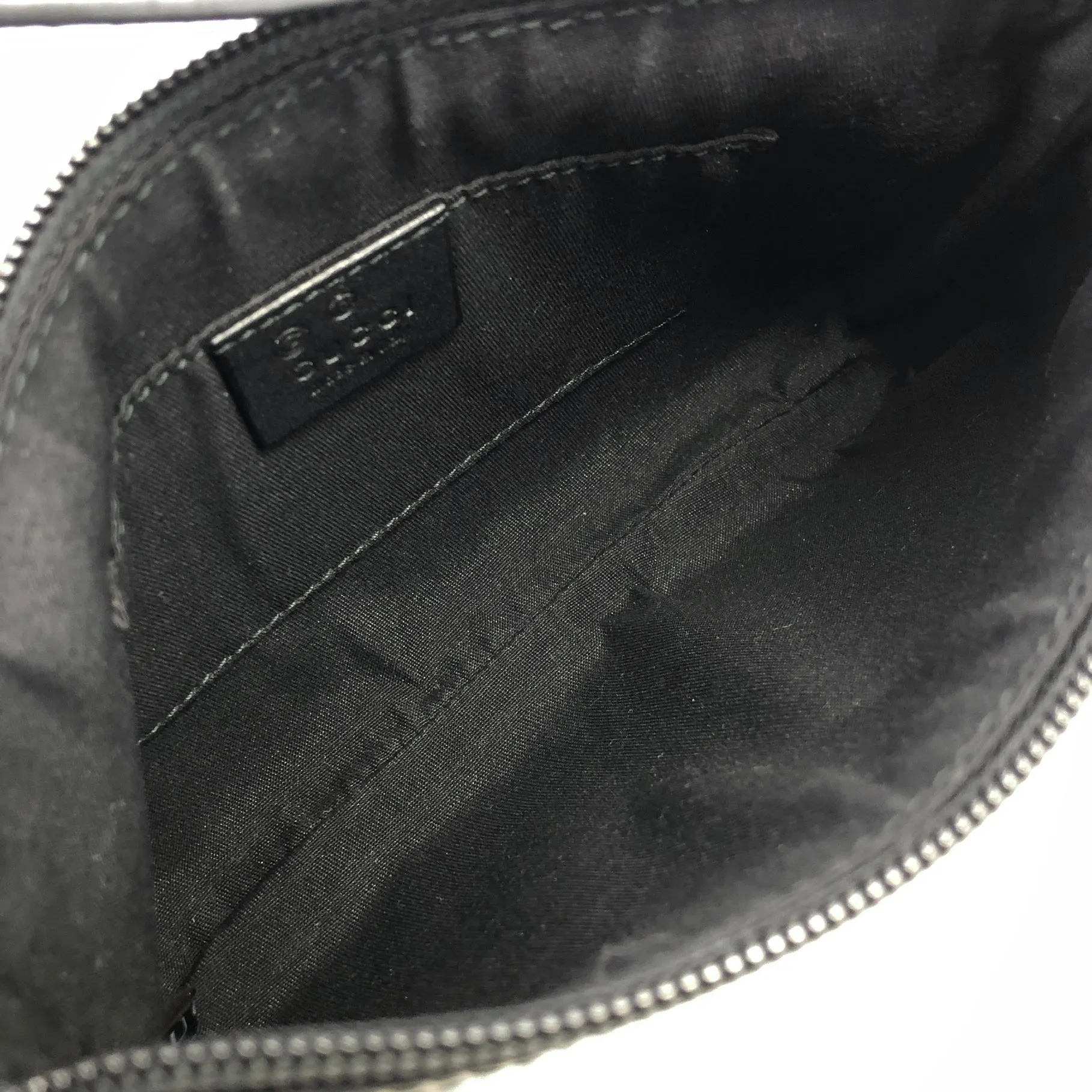 GUCCI GG Canvas Canvas Hobobag Pouch Black Vintage c3ne6d