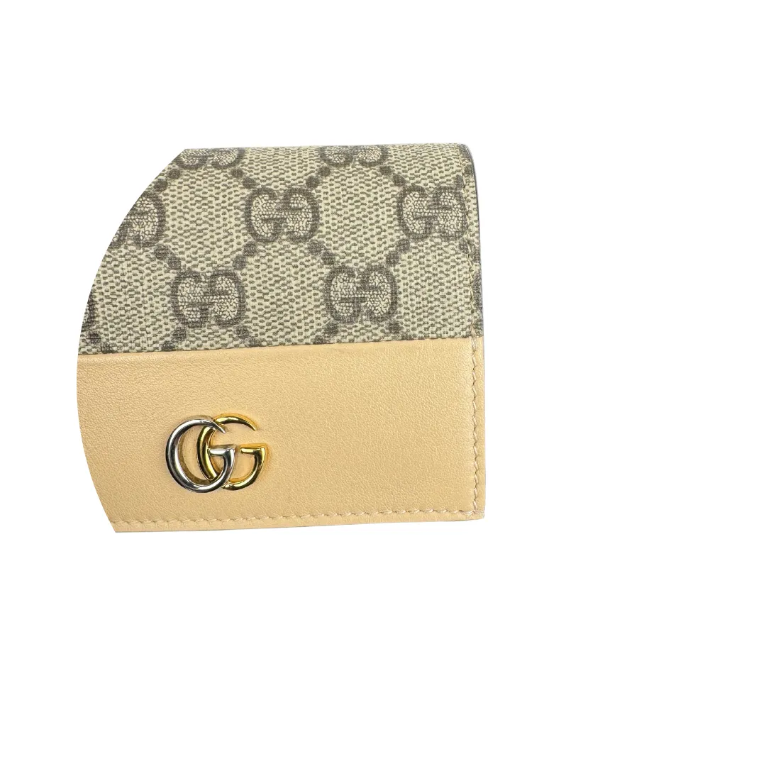 Gucci GG Marmont Bi-Color Card Case Wallet