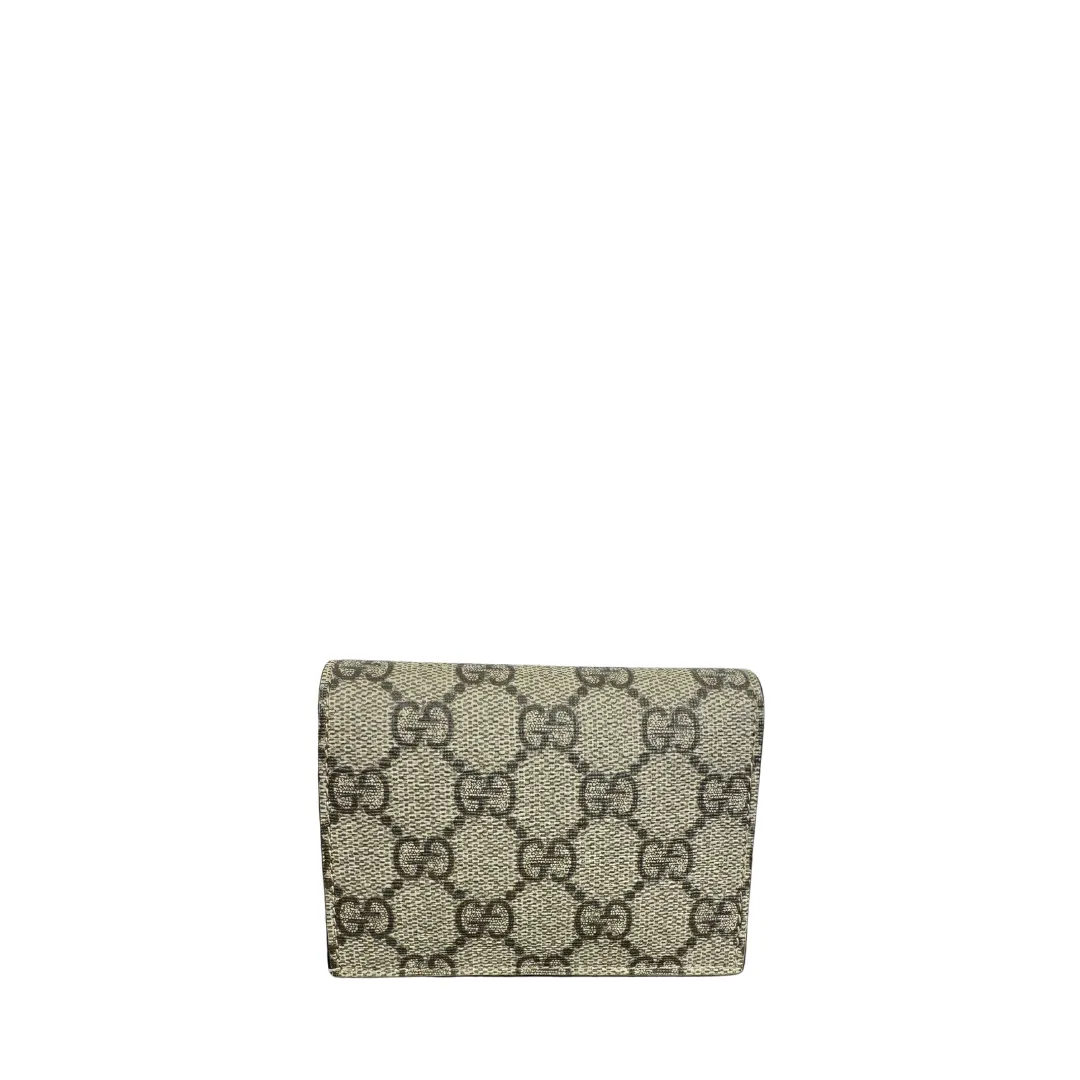 Gucci GG Marmont Bi-Color Card Case Wallet
