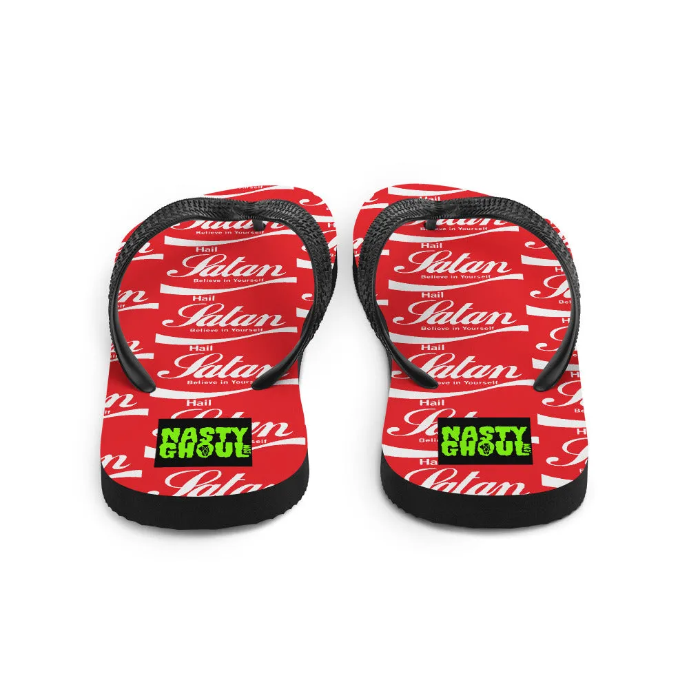 Hail Satan Flip-Flops All Over Print