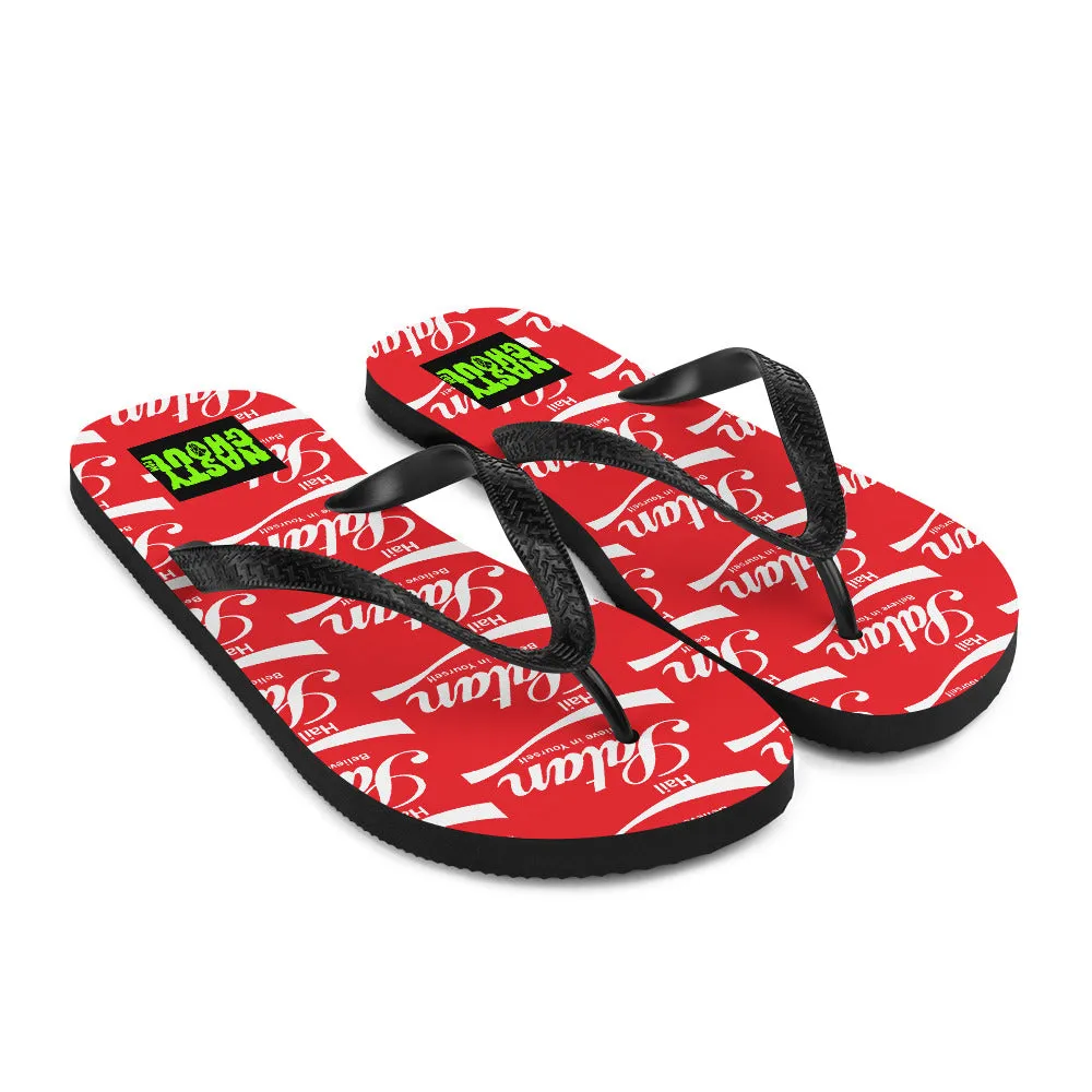 Hail Satan Flip-Flops All Over Print