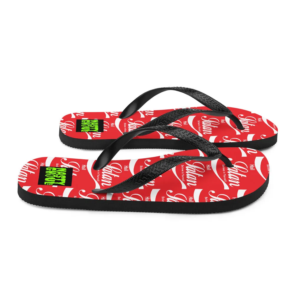 Hail Satan Flip-Flops All Over Print