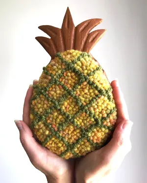 Handcrafted Keeper - Yellow Heather/Olive Pineapple