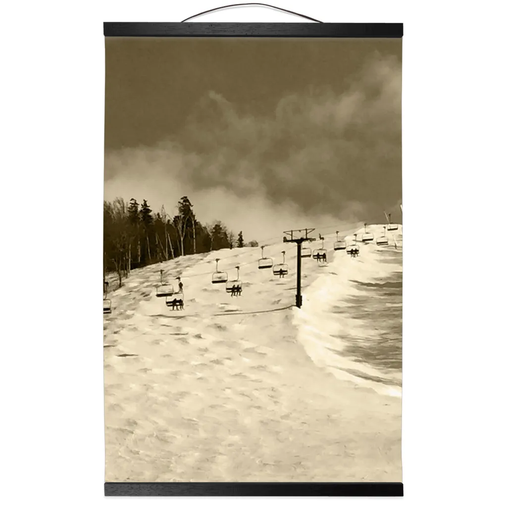 Hanging Canvas Print - Superstar Sepia